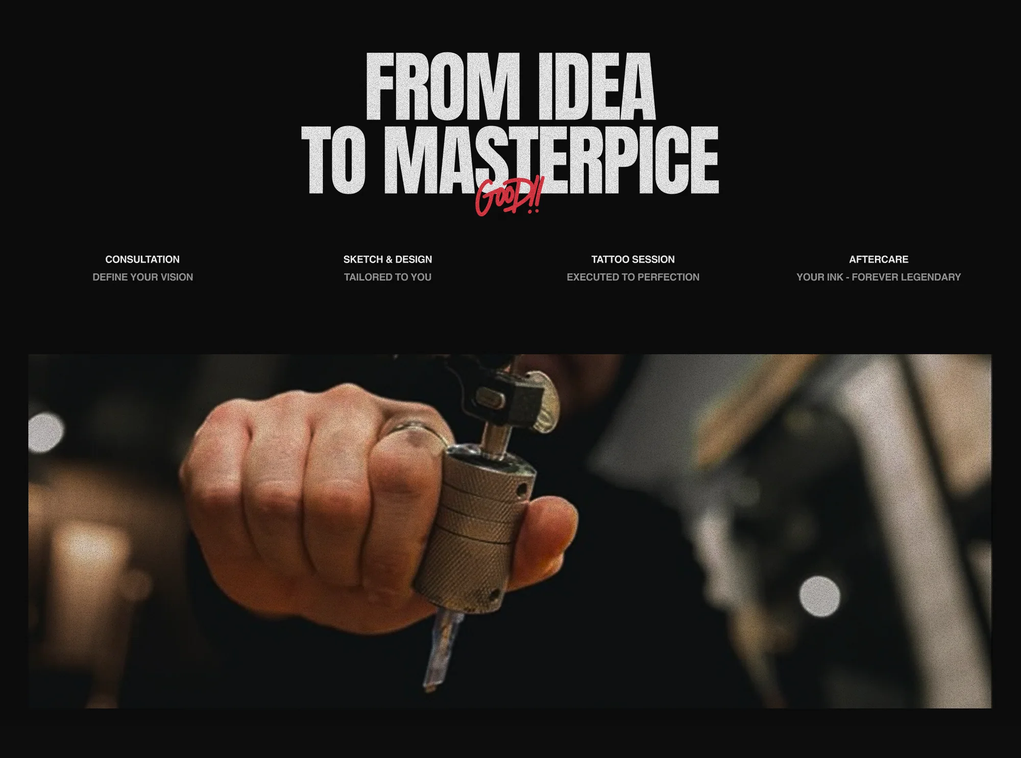 From idea to masterpiece — process