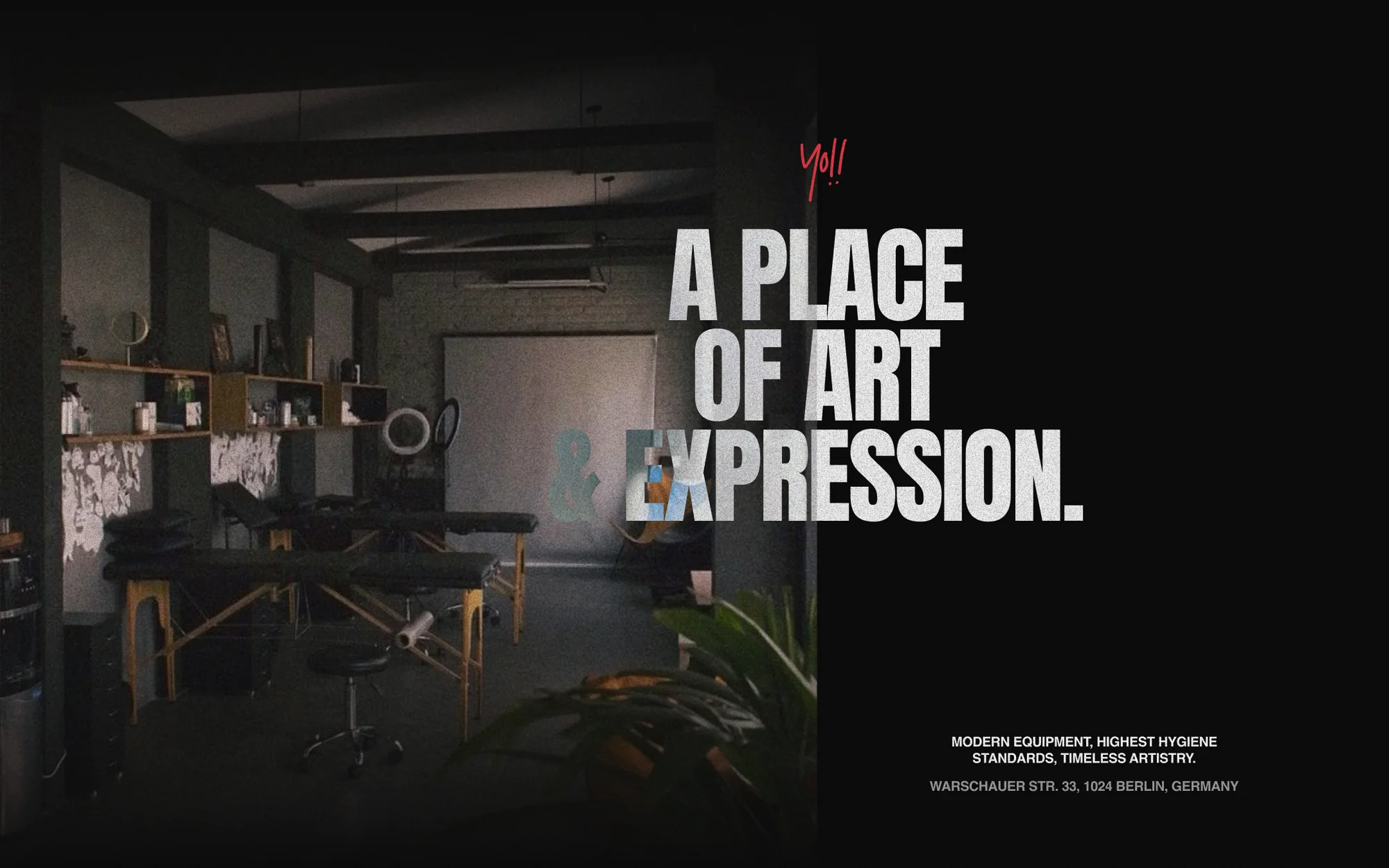 A place of art and expression — studio section