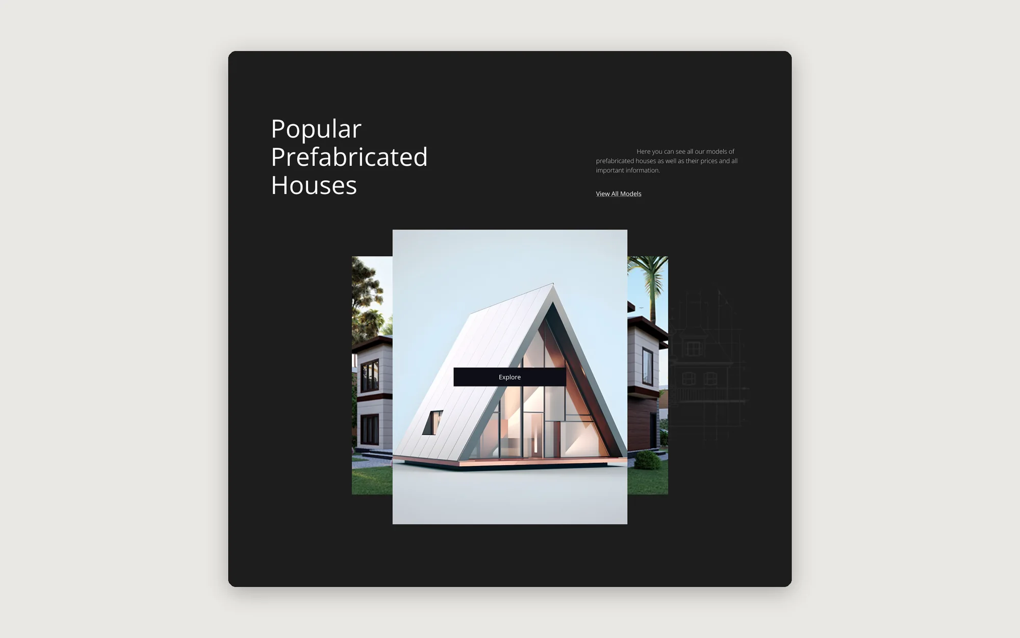 Popular prefabricated houses
