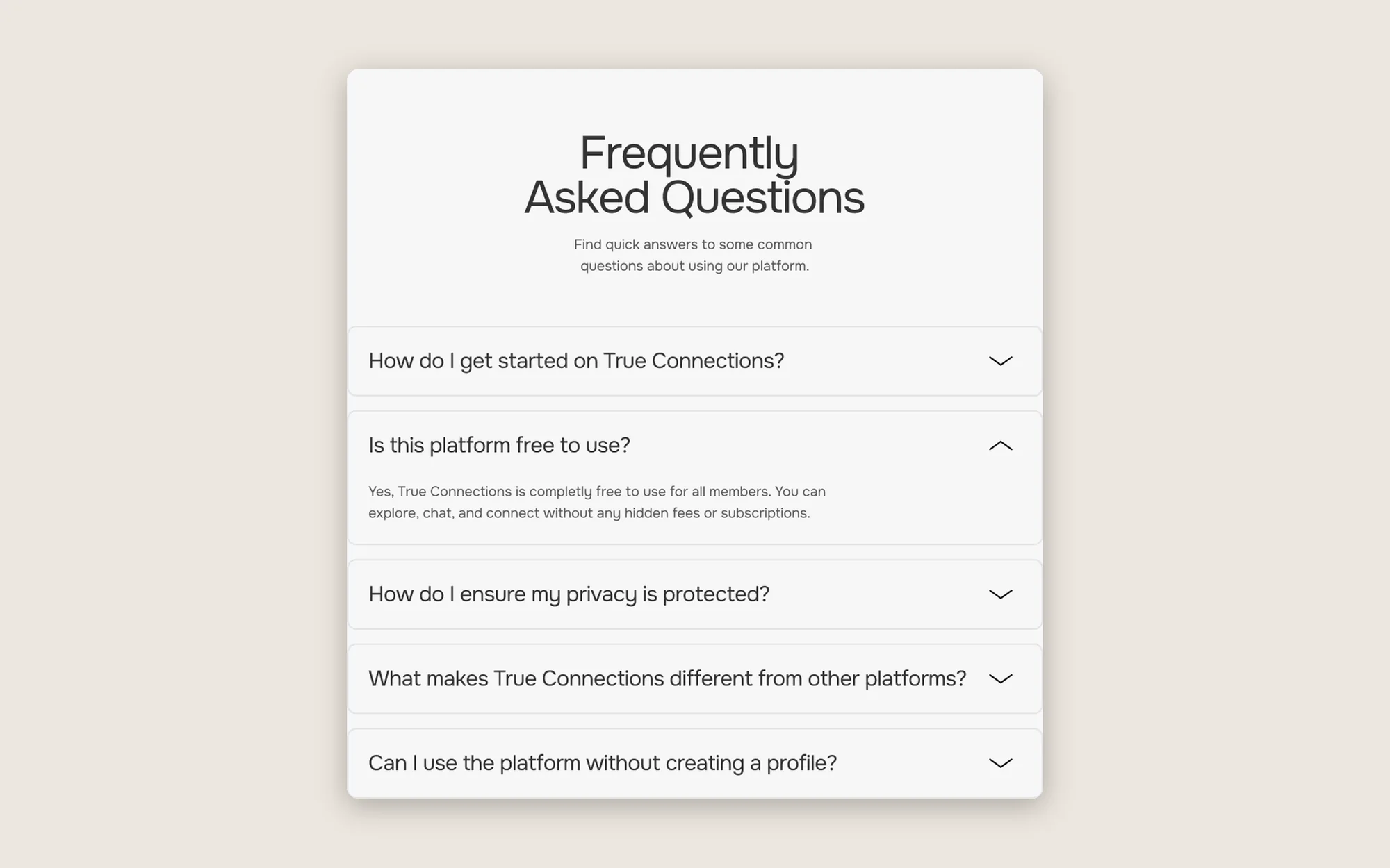 Frequently asked questions